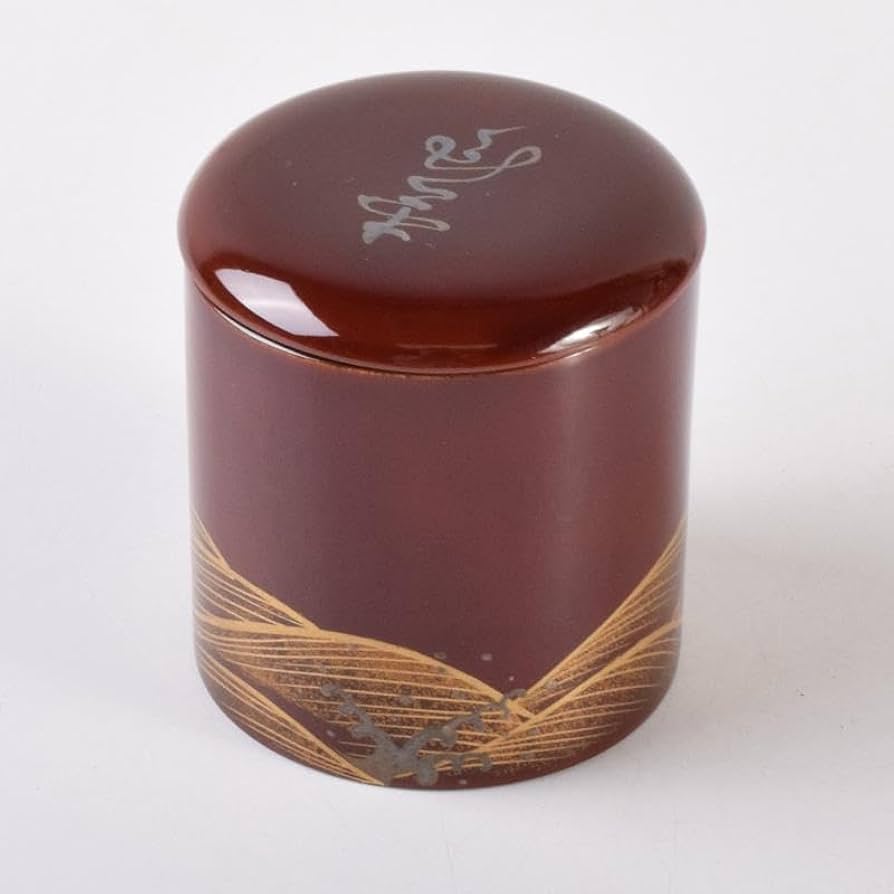茶道具　新井司峰造　圓能斉好　汐汲棗　共箱　V　7122 Amazon.co.jp: 茶道具 新井司峰造 圓能斉好 汐汲棗 共箱 V 7122
